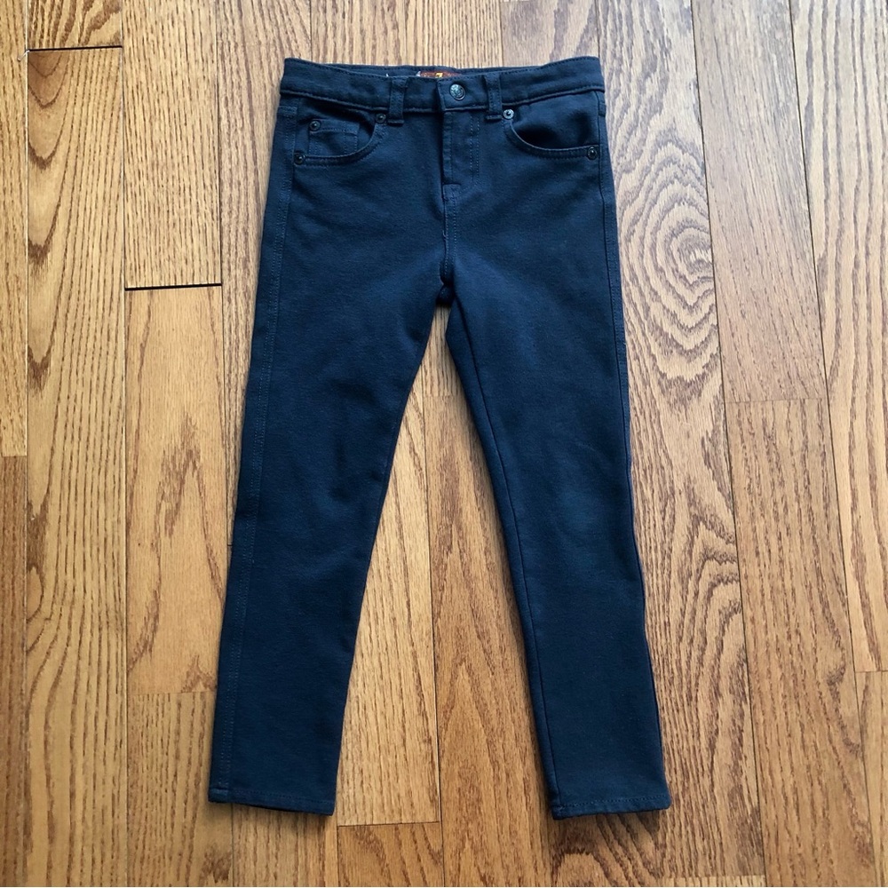 7 For All Mankind Kids Skinny Knit Jeggings Jeans Casual solid Boy’s Size 6